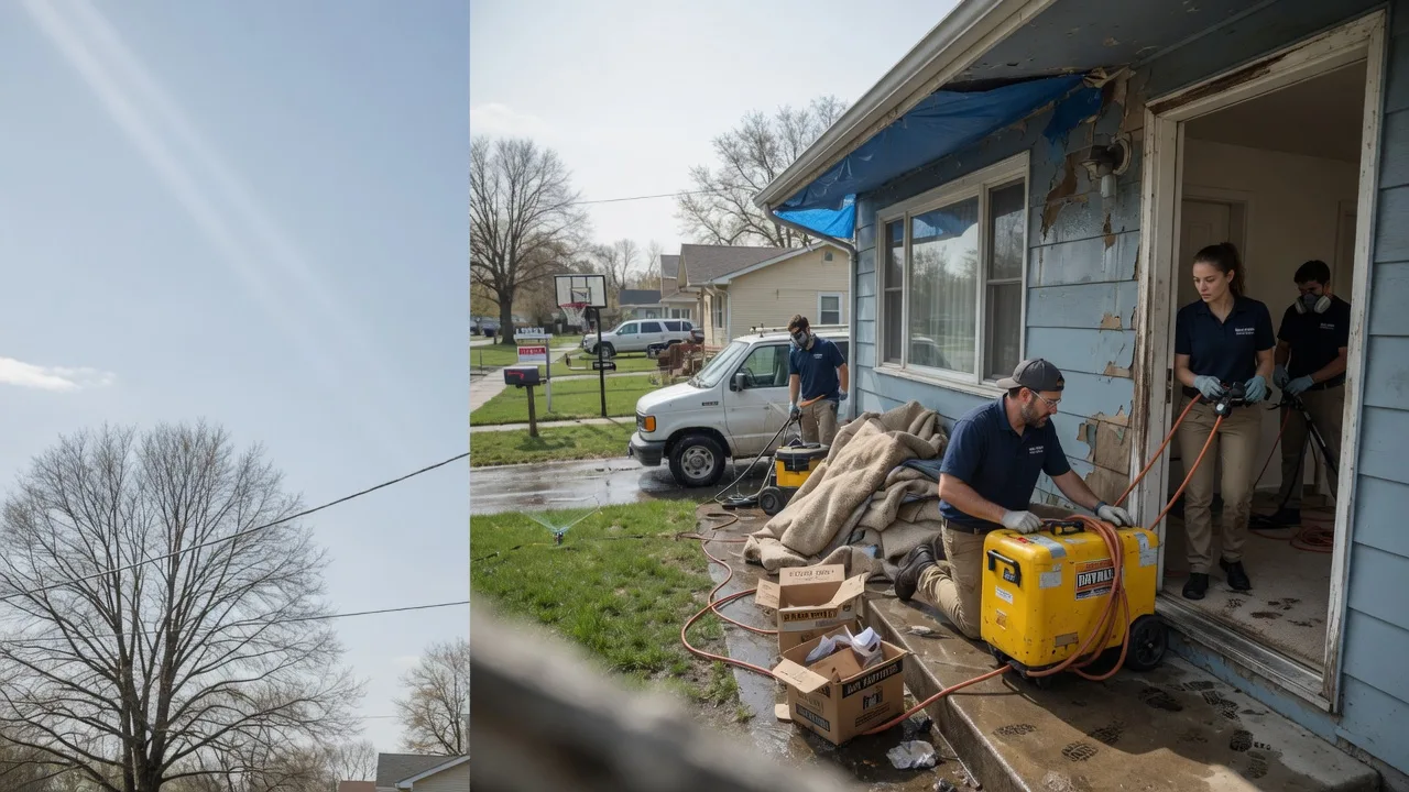 Basement Flood Cleanup in Wheatland, ND near me